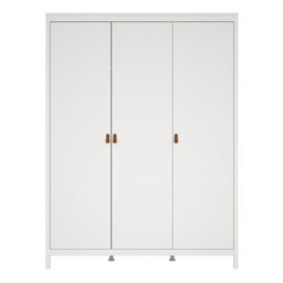 Furniture To Go Barcelona Wardrobe With 3 Doors In White - thumbnail 2