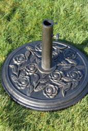 Garden Market Place Resin Garden Parasol Base 9Kgs - Antique Bronze Colour - thumbnail 2