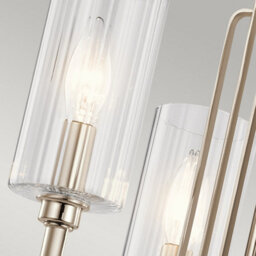 Luminosa Lighting Luminosa Kichler Kimrose Multi Arm Pendant Ceiling Light Polished Nickel - thumbnail 2