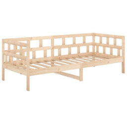 Berkfield Day Bed Solid Wood Pine 90X190 Cm - thumbnail 7