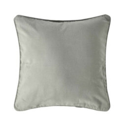 Homescapes Cotton Plain Grey Cushion Cover, 30 X 30 Cm - thumbnail 1
