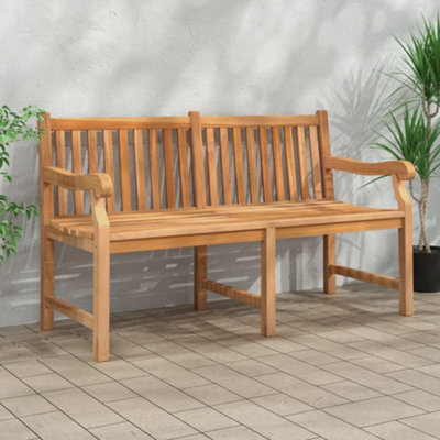 Walplus Garden Bench 150 Cm Solid Teak Wood - image 1