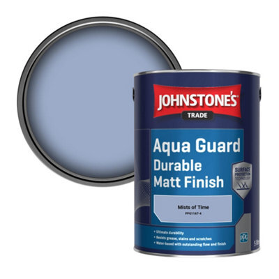 Johnstone's Trade Wood & Metal Aqua Guard Durable Matt Paint Mists Of Time (Ppg1167-4) 5L - image 1