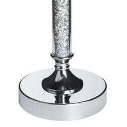 Beliani Candle Holder Abbeville 48 Cm Glass Silver - thumbnail 7