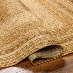 Livabliss Pismo Beach-Modern Tan Yellow Brown Graphic In- & Outdoor Jute-Look Rug 160 X 213 Cm Easy Care, Non Shedding - thumbnail 4