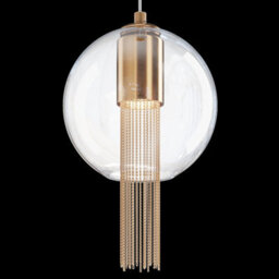 Luminosa Lighting Luminosa Maytoni Flusso I Modern Slim Pendant Ceiling Light Bronze Gu10 - thumbnail 5