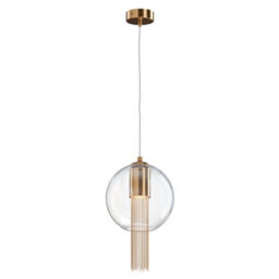 Luminosa Lighting Luminosa Maytoni Flusso I Modern Slim Pendant Ceiling Light Bronze Gu10 - thumbnail 3