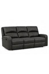 Loft Home Celestine Grey 3 Seater Fabric Manual Recliner Sofa - thumbnail 3