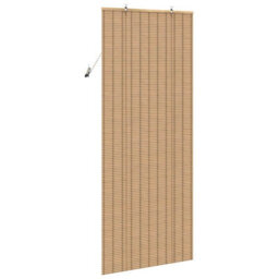 Berkfield Window Blinds & Shades Manual Light Brown 100 X 220 Cm Bamboo - thumbnail 5