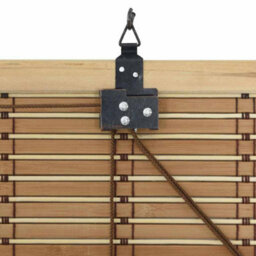 Berkfield Window Blinds & Shades Manual Light Brown 100 X 220 Cm Bamboo - thumbnail 7