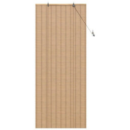 Berkfield Window Blinds & Shades Manual Light Brown 100 X 220 Cm Bamboo - thumbnail 2