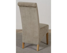 That's Furniture Hampton 120Cm - 160Cm Oak Extending Dining Table And 4 Chairs Dining Set With Montana Grey Fabric Chairs - thumbnail 7