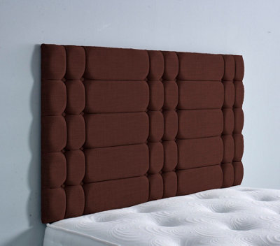 "Adore Designs Berlin Turin 6Ft Super King 36"" Headboard - Brown"