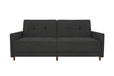 Dorel Home Andora Sprung Sofa Bed In Fabric Grey - image 1