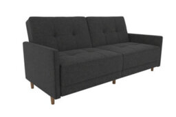 Dorel Home Andora Sprung Sofa Bed In Fabric Grey - thumbnail 2