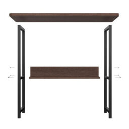 Compact Computer Desklaptop Pc Study Desk ,space-Saving Design - thumbnail 7