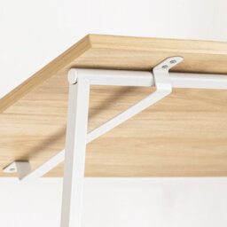 Sobuy Fwt88-Nw, Foldable Desk Computer Desk Workstation Writing Desk Teenagers Desk,wood Effect,w63.5Xd40Xh78.5 - thumbnail 8