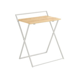 Sobuy Fwt88-Nw, Foldable Desk Computer Desk Workstation Writing Desk Teenagers Desk,wood Effect,w63.5Xd40Xh78.5 - thumbnail 1