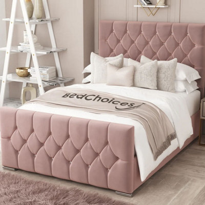 "Bed Choices Florida Upholstered Bed Frame 54"" Headboard - Small Double" - image 1