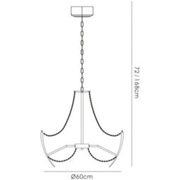 Luminosa Lighting Luminosa Zest Pendant Round 9 Light G4 Polished Chrome/crystal, Not Led/cfl Compatible - thumbnail 3