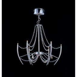 Luminosa Lighting Luminosa Zest Pendant Round 9 Light G4 Polished Chrome/crystal, Not Led/cfl Compatible - thumbnail 2