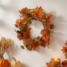 Garden Greatness Decorative Autumn Harvest Wreath - thumbnail 2