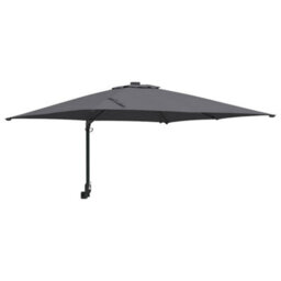 Walplus Garden Parasol Anthracite 248.5 X 247.5 X 160 Cm Fabric - thumbnail 2