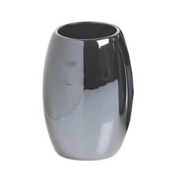 Urbn-Living Black - 4-Pcs Ridder Shiny Ceramic Bathroom Set - thumbnail 3