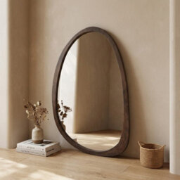 Garden Greatness Oslo Irregular Chestnut Wall Mirror