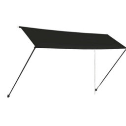 Berkfield Retractable Awning With Led 400X150 Cm Anthracite - thumbnail 4
