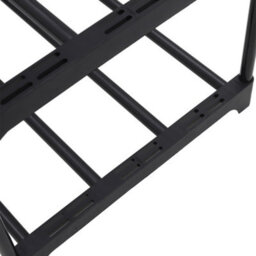 Living And Home 10 Tier Black Metal Shoe Rack Shoe Storage Organizer Shoe Shelf - thumbnail 6