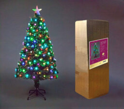 Shatchi 6Ft/180Cm Diamonds Fibre Optic Christmas Tree Led Pre-Lit - thumbnail 1