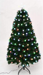 Shatchi 6Ft/180Cm Diamonds Fibre Optic Christmas Tree Led Pre-Lit - thumbnail 4