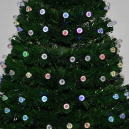 Shatchi 6Ft/180Cm Diamonds Fibre Optic Christmas Tree Led Pre-Lit - thumbnail 5