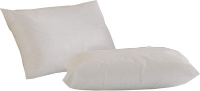 Lancashire Textiles Hospital Quality Medical Grade Waterproof Casing Wipe Down Pillows Medium Support - Pack Of 6 - image 1