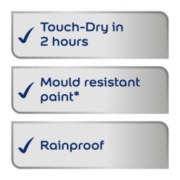 Dulux Weathershield Pure Brilliant White Satinwood Exterior Metal & Wood Paint, 750Ml - thumbnail 2