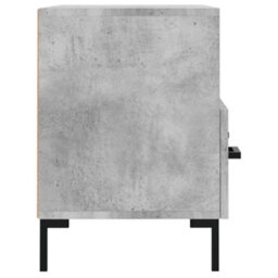 Berkfield Sturdy Tv Cabinet Concrete Grey 80X36X50 Cm Engineered Wood - thumbnail 7