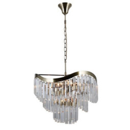 Luminosa Lighting Luminosa Stylized Hanging Pendant Antique Bronze 8 Light , E14 - thumbnail 2