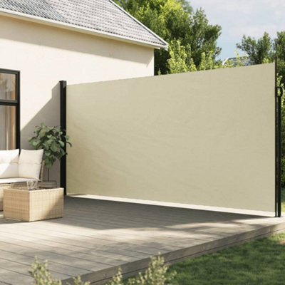 Berkfield Retractable Side Awning Cream 200X300 Cm - image 1