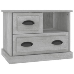 Berkfield Bedside Cabinet Concrete Grey 60X39X45 Cm - thumbnail 2