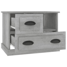 Berkfield Bedside Cabinet Concrete Grey 60X39X45 Cm - thumbnail 6