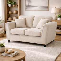 Furnishings For Less UK Ascot 3 + 2 Seater Sofa Set Chenille Fabric Beige - thumbnail 9
