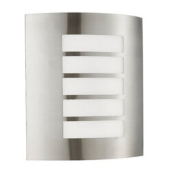 Luminosa Lighting Luminosa Bianco Integrated Led 1 Light Outdoor Wall Light Brushed Stainless Steel, Opal Polypropylene Ip44 - thumbnail 2