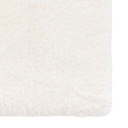 Gallery™ Cream Teddy Fleece Plain Throw (L) 180Cm X (W) 140Cm - thumbnail 7