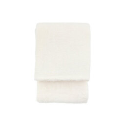 Gallery™ Cream Teddy Fleece Plain Throw (L) 180Cm X (W) 140Cm