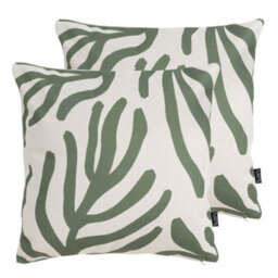 icon Abstract Leaf Kyoto Set Of 2 Outdoor Cushion - thumbnail 1