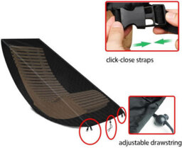 Relaxing Chair Covers, Water And Uv Resistant Protection - Protective Covers For Garden, Camping, Beach Chairs - thumbnail 6
