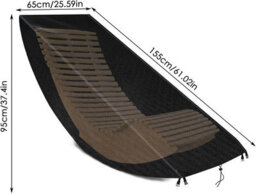 Relaxing Chair Covers, Water And Uv Resistant Protection - Protective Covers For Garden, Camping, Beach Chairs - thumbnail 5