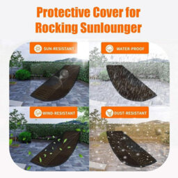 Relaxing Chair Covers, Water And Uv Resistant Protection - Protective Covers For Garden, Camping, Beach Chairs - thumbnail 3
