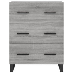 Berkfield Highboard Grey Sonoma 69.5X34X180 Cm Engineered Wood - thumbnail 8